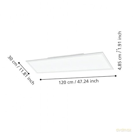 EGLO - Salobrena-Z panel white 120x30 - TW - Zigbee, Bluetooth