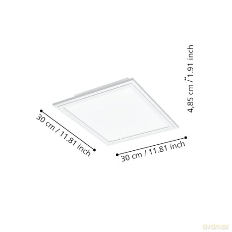 EGLO - Salobrena-Z panel white 30x30 - TW - Zigbee, Bluetooth