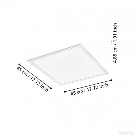 EGLO - Salobrena-Z panel white 45x45 - TW - Zigbee, Bluetooth