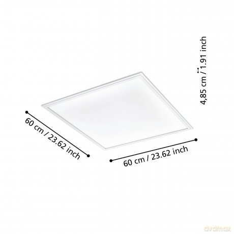 EGLO - Salobrena-Z panel white 59.5x59.5 - TW - Zigbee, Bluetooth