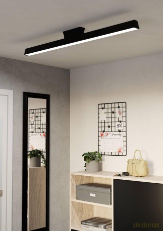 EGLO - Simolaris-Z ceiling lamp black L122 - RGB + TW - Zigbee, Bluetooth