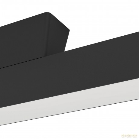 EGLO - Simolaris-Z ceiling lamp black L122 - RGB + TW - Zigbee, Bluetooth