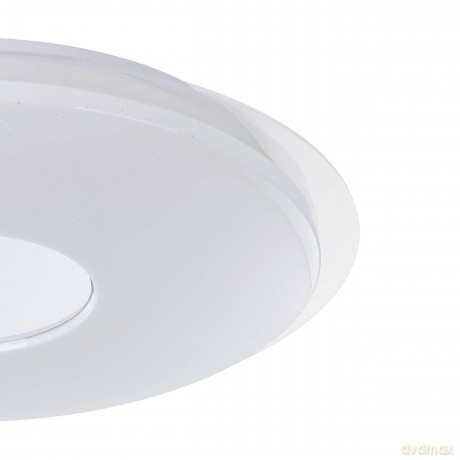 EGLO - Totari-Z ceiling lamp chrome and white with crystal effect 56 - TW - Zigbee, Bluetooth