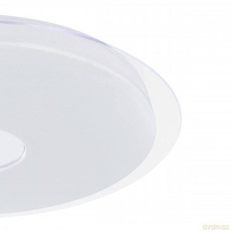 EGLO - Totari-Z ceiling lamp chrome and white with crystal effect 77 - TW - Zigbee, Bluetooth