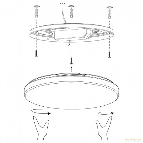 EGLO - Totari-Z ceiling lamp white 38 - TW - Zigbee, Bluetooth