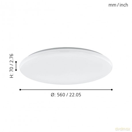 EGLO - Totari-Z ceiling lamp white 53 - TW - Zigbee, Bluetooth