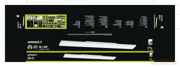 EGLO - Turcona-Z panel white 120x10 - RGB + TW - Zigbee, Bluetooth