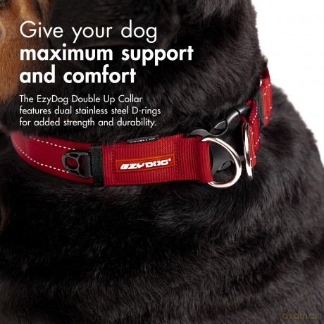 Ezydog - Collar Double Up Corduroy M 29-40Cm - (605.0076)