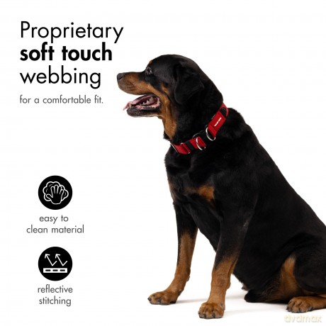 Ezydog - Collar Double Up Corduroy M 29-40Cm - (605.0076)
