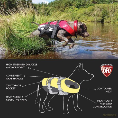 Ezydog - Life Jacket Red S 33-40CM 9-20KG - (628.4106)