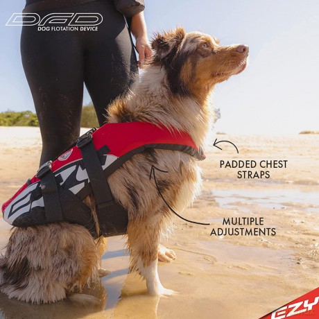 Ezydog - Life jacket yellow m 18 - 27 kg