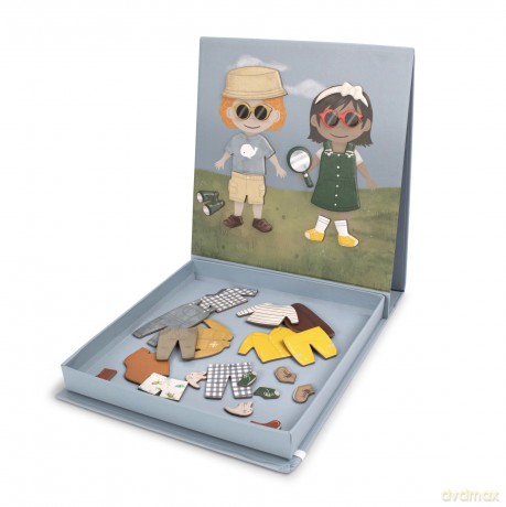 Filibabba - Magnetic dress-up - Get ready for your adventure - (FI-03322) [GRA PLANSZOWA]