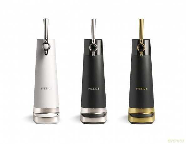 Fizzics Draftpour - Carbon Black/silver