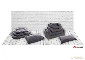 FLAMINGO - Dogbed Lotta - Grey - 120cm