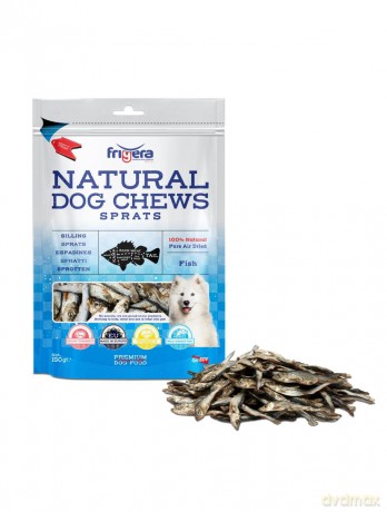 Frigera - Natural Dog Chews Sprats 150gr - (402285861762)