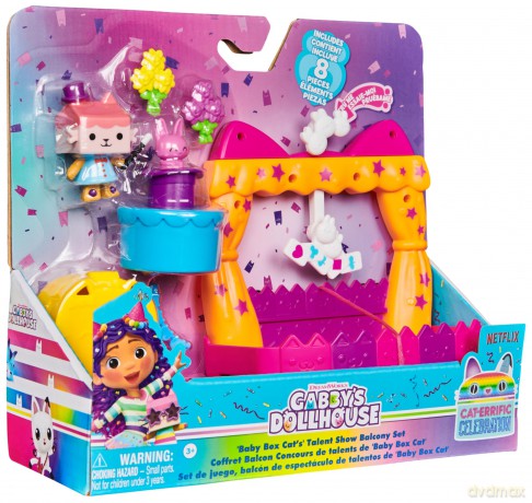 Gabby's Dollhouse - Balcony Set - Baby Box (6071358) [FIGURKA]