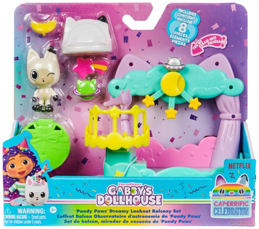 Gabby's Dollhouse - Balcony Set - Pandy (6071360) [FIGURKA]