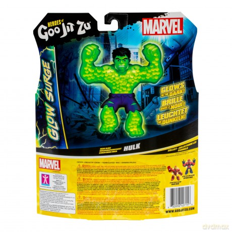 Goo Jit Zu - Marvel Glow Surge Hulk (42715) [FIGURKA]
