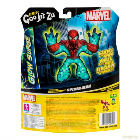 Goo Jit Zu - Marvel Glow Surge Spiderman (42713) [FIGURKA]