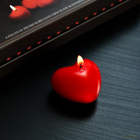 Heart-Shaped Bonbon Candle Light