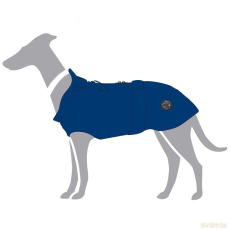 Hunter - Dog Raincoat Milford 25, blue - (69746)