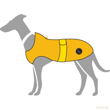 Hunter - Rain coat for dogs Milford 65, yellow - (69024)