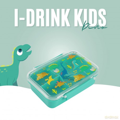 I-Drink - Lunch Box Kids with cutlery - DINO (ID2017)
