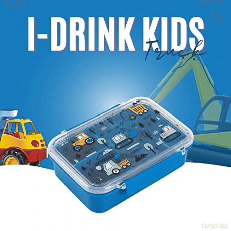 I-Drink - Lunch Box Kids with cutlery - TRUCK (ID2018)