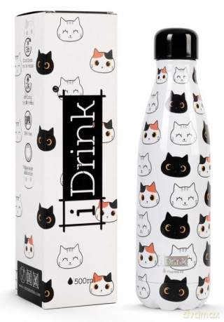 I-Drink - Thermal Bottle 500 ml - CAT (ID0093)