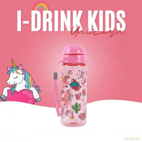 I-Drink - Tritan Bottle - 400 ml - UNICORN (ID2116)