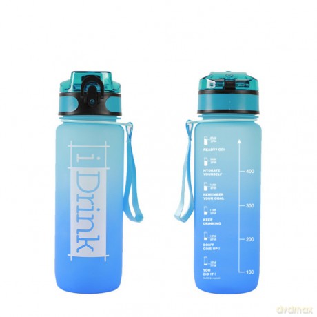 I-Drink - Tritan Bottle - 750 ml. light blue and blue (ID2127)