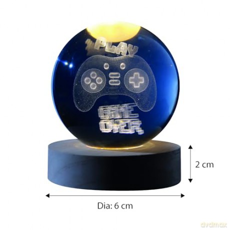 iTotal - Crystal Ball Lamp small - Let's Play (XL2722)