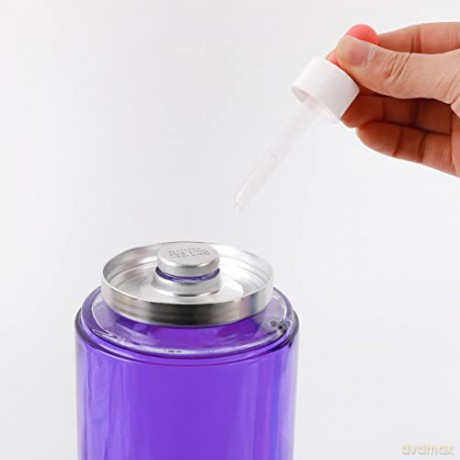 iTotal - Lamp ADA - Silver Base, Purple Liquid and Yellow Wax (1270416)