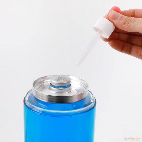 iTotal - Lamp ADA with Silver Base, Blue Liquid and White Wax - Blue (1270409)