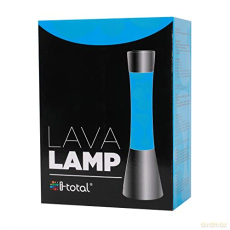iTotal - Lava Lamp - Blue - 40 cm
