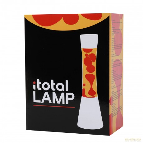 iTotal - Lava Lamp - White, Yellow, Red - 40 cm