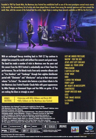 ZZ Top: Live At Montraux 2013 [DVD]