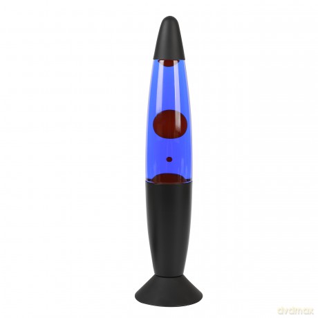 iTotal - LED Lava Lamp w/Pink Light - Black Base and White Wax (XL2680)