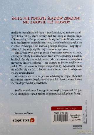 Smilla w labiryntach śniegu - Peter Hoeg [KSIĄŻKA]