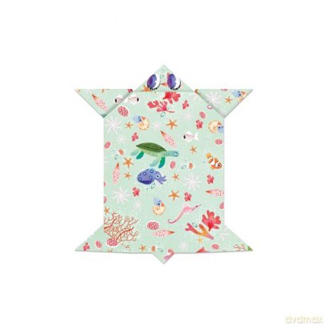 Janod - Magic Ocean 2 Boxes and 18 Origamis Shapes (LKJ7749)