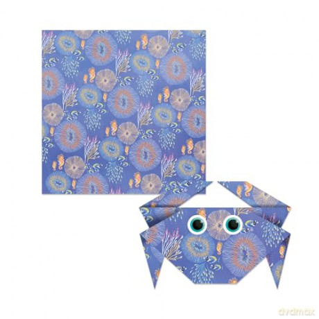 Janod - Magic Ocean 2 Boxes and 18 Origamis Shapes (LKJ7749)
