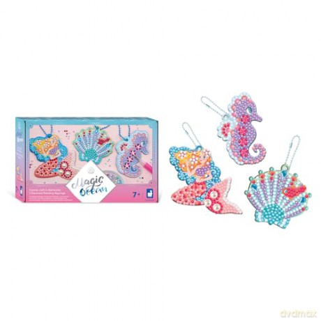 Janod - Magic Ocean 3 Diamond Painting Keyrings (LKJ7793)