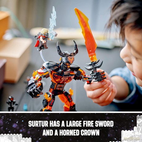 LEGO - Super Heroes - Thor vs. Surtur Construction Figure (76289)