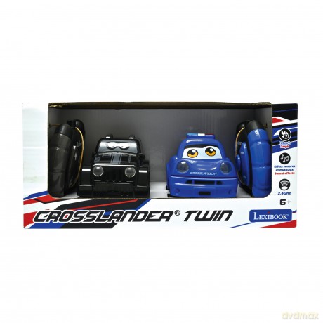 Lexibook - Crosslander Twin - Police Car and Thief Car set (RC12)