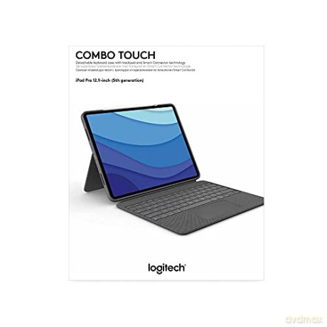 Logitech - Combo Touch Keyboard - For iPad Pro 12,9 (Nordic Layout)