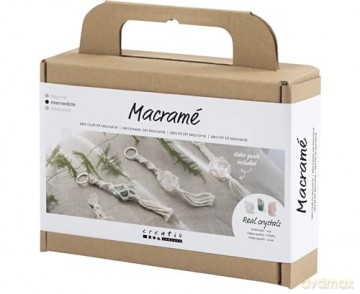 Zestaw do makramy Breloczki z Minerałami