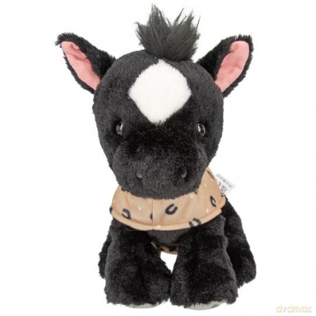 Miss Melody - Plush Horse Black Angel 20 cm (0413186)