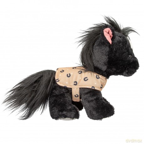 Miss Melody - Plush Horse Black Angel 20 cm (0413186)