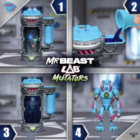 MR. BEAST LAB - Mutator Action Figs - Iconic Panther (20345) [FIGURKA]