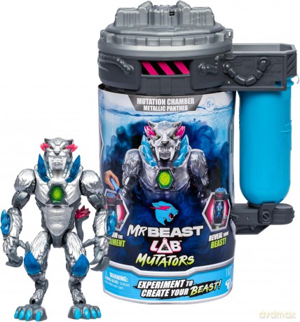 MR. BEAST LAB - Mutator Action Figs -Metalic Panther (20347) [FIGURKA]